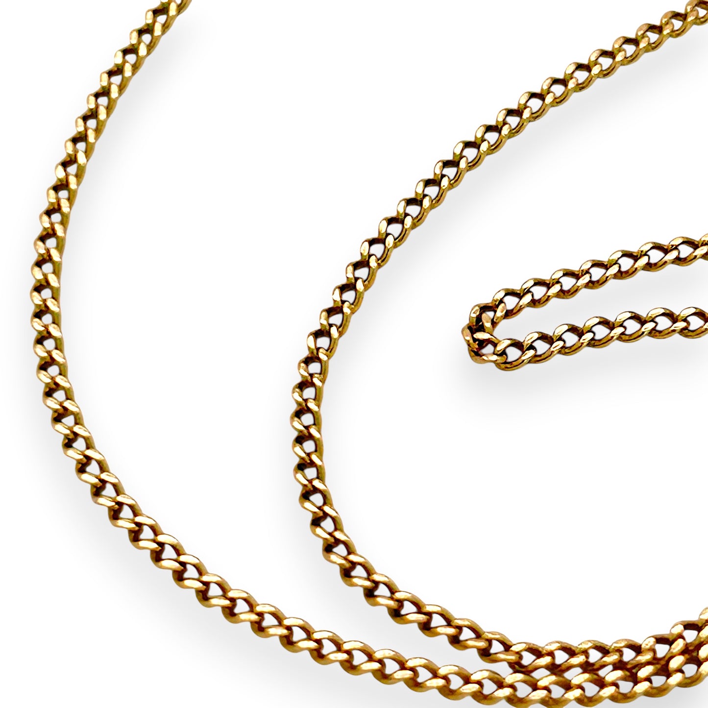 NZGD | 9ct NZ Gold Timeless Slim Curb Chain 58cm