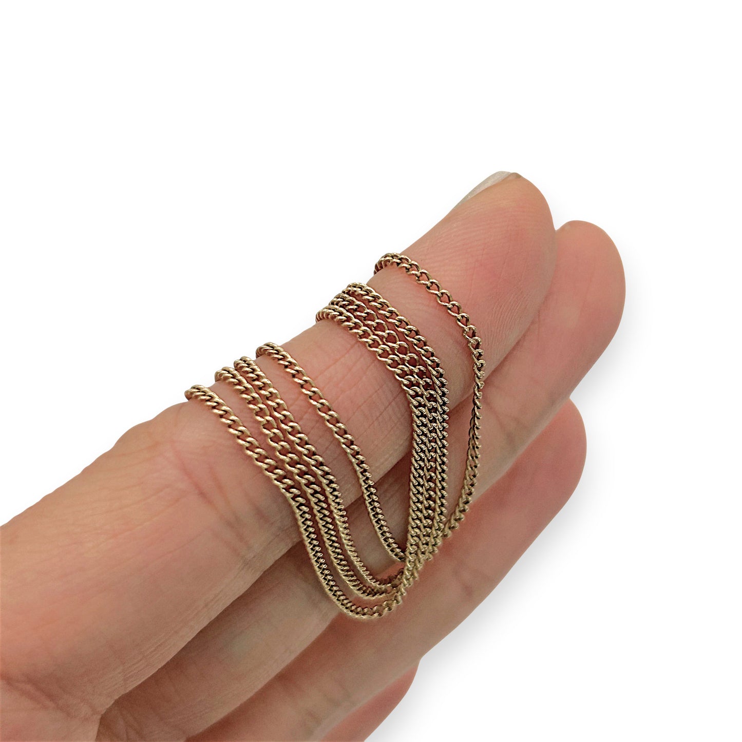 NZGD | 9ct Gold Auric Everyday Curb Chain 53cm
