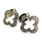 BRAND NEW | 9ct Gold Cloverlight Stud Earrings with Diamonds