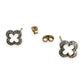 BRAND NEW | 9ct Gold Cloverlight Stud Earrings with Diamonds