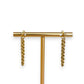 NZGD | 9ct Gold RopeLuxe Dangle Stud Earrings