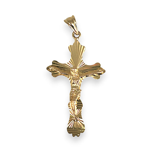 GOLD DEAL | 18ct (18K) Gold Orthodox Crucifix Cross Pendant