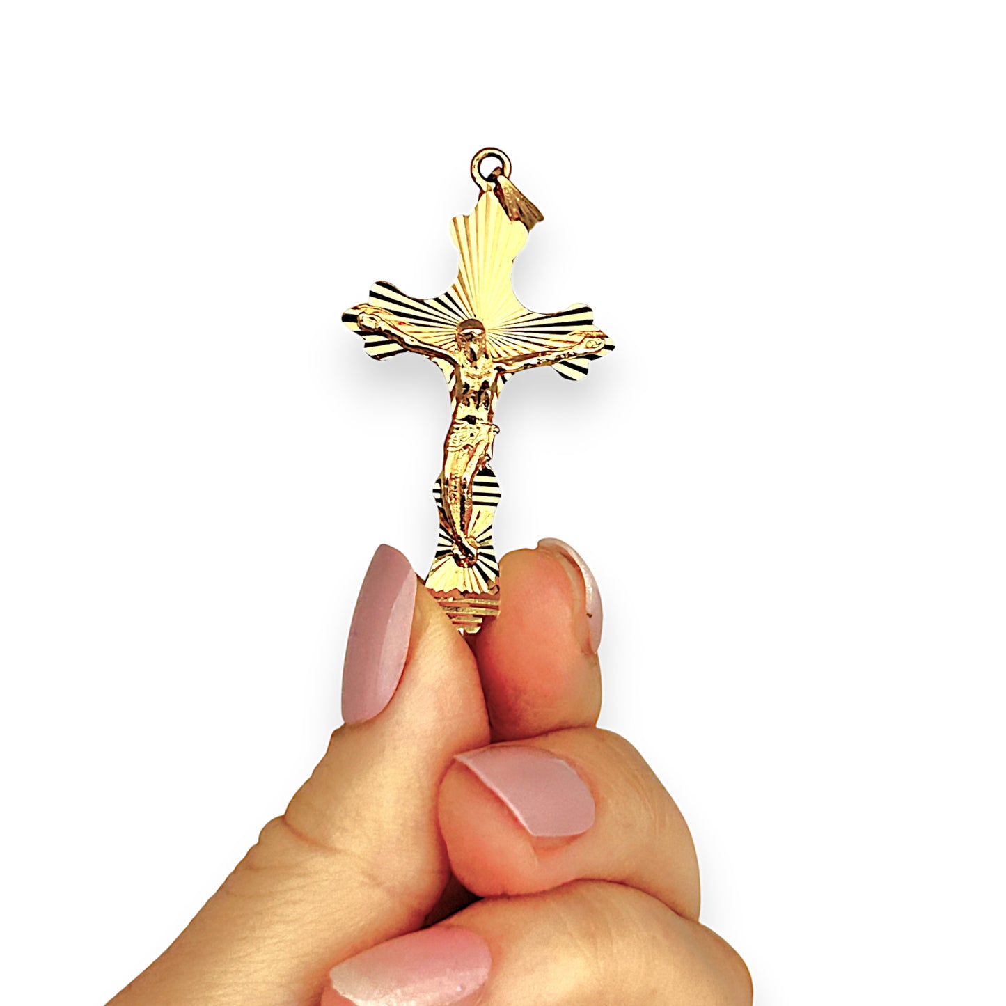GOLD DEAL | 18ct (18K) Gold Orthodox Crucifix Cross Pendant