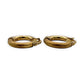 NZGD | 9ct Gold The Dual‑Glow Hoop Earrings 16.2mm