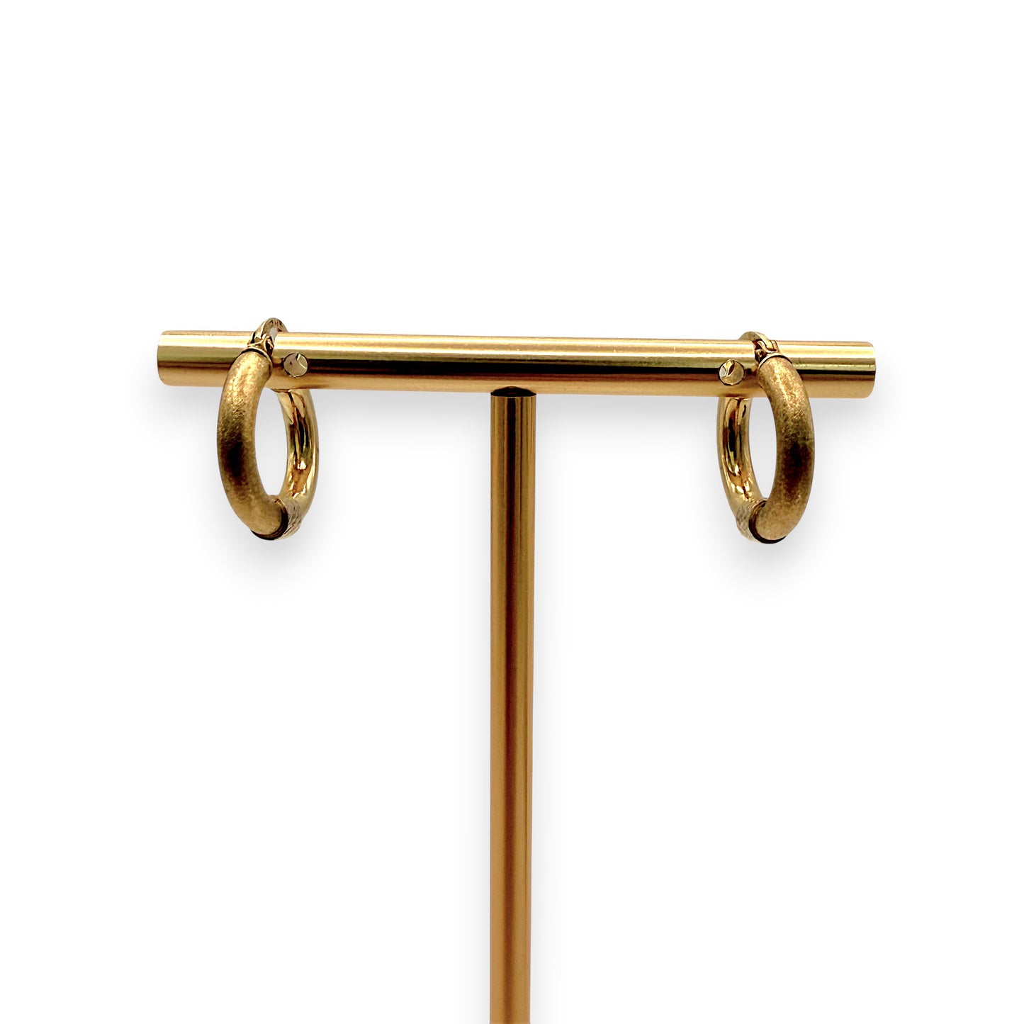 NZGD | 9ct Gold The Dual‑Glow Hoop Earrings 16.2mm