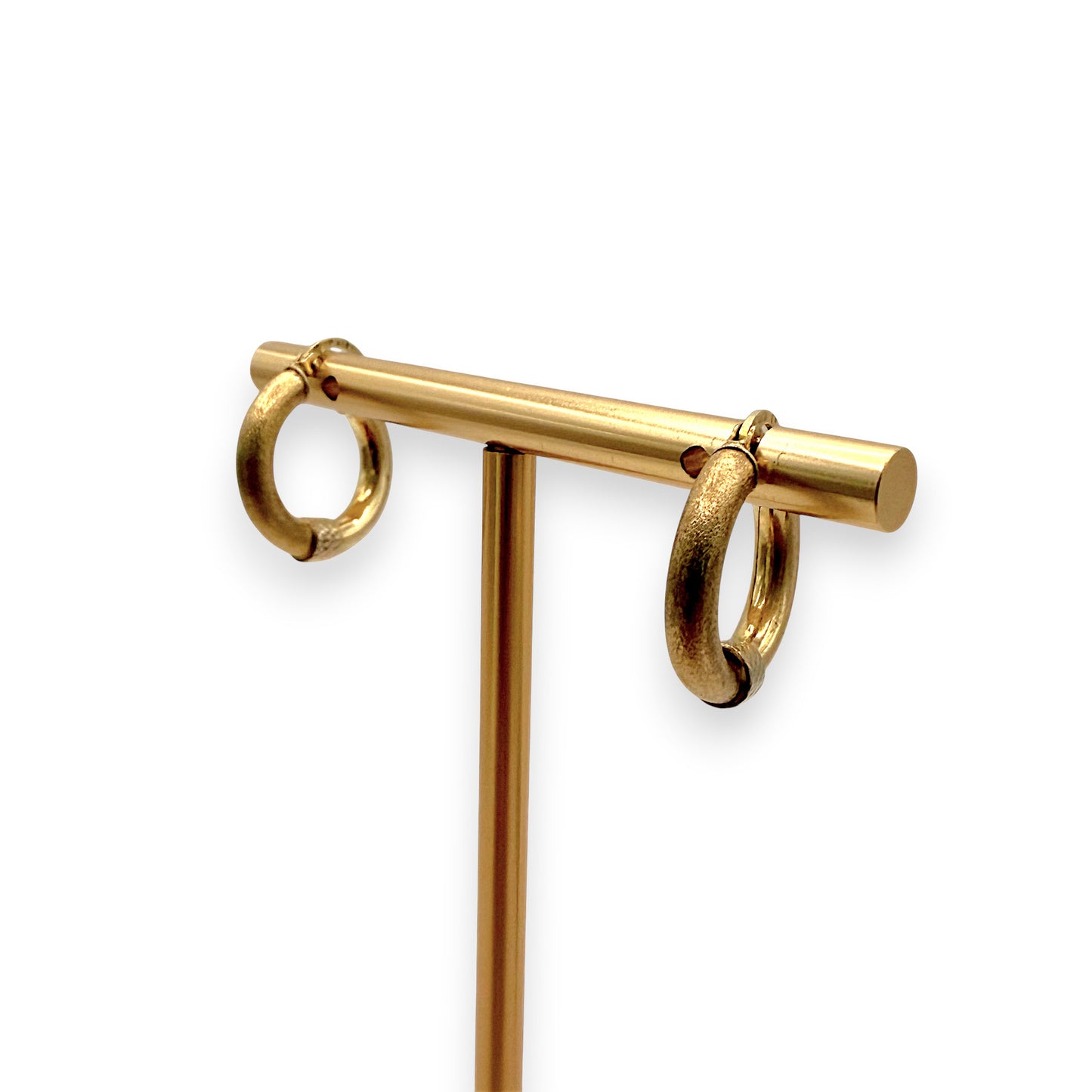NZGD | 9ct Gold The Dual‑Glow Hoop Earrings 16.2mm