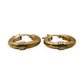 NZGD | 9ct Gold The Dual‑Glow Hoop Earrings 16.2mm