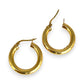NZGD | 9ct Subtle Bold Hoop Earrings 23.6mm