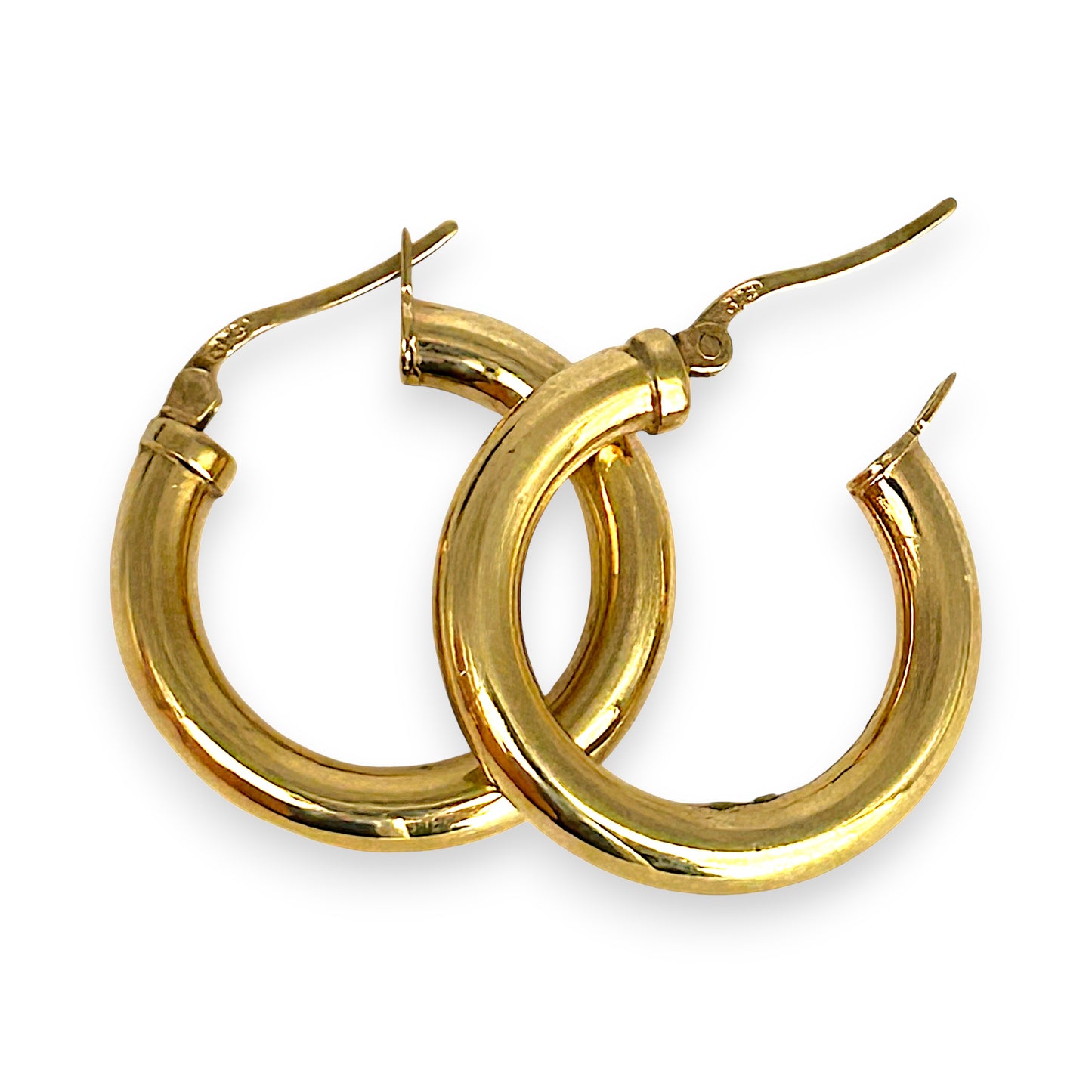 NZGD | 9ct Subtle Bold Hoop Earrings 23.6mm