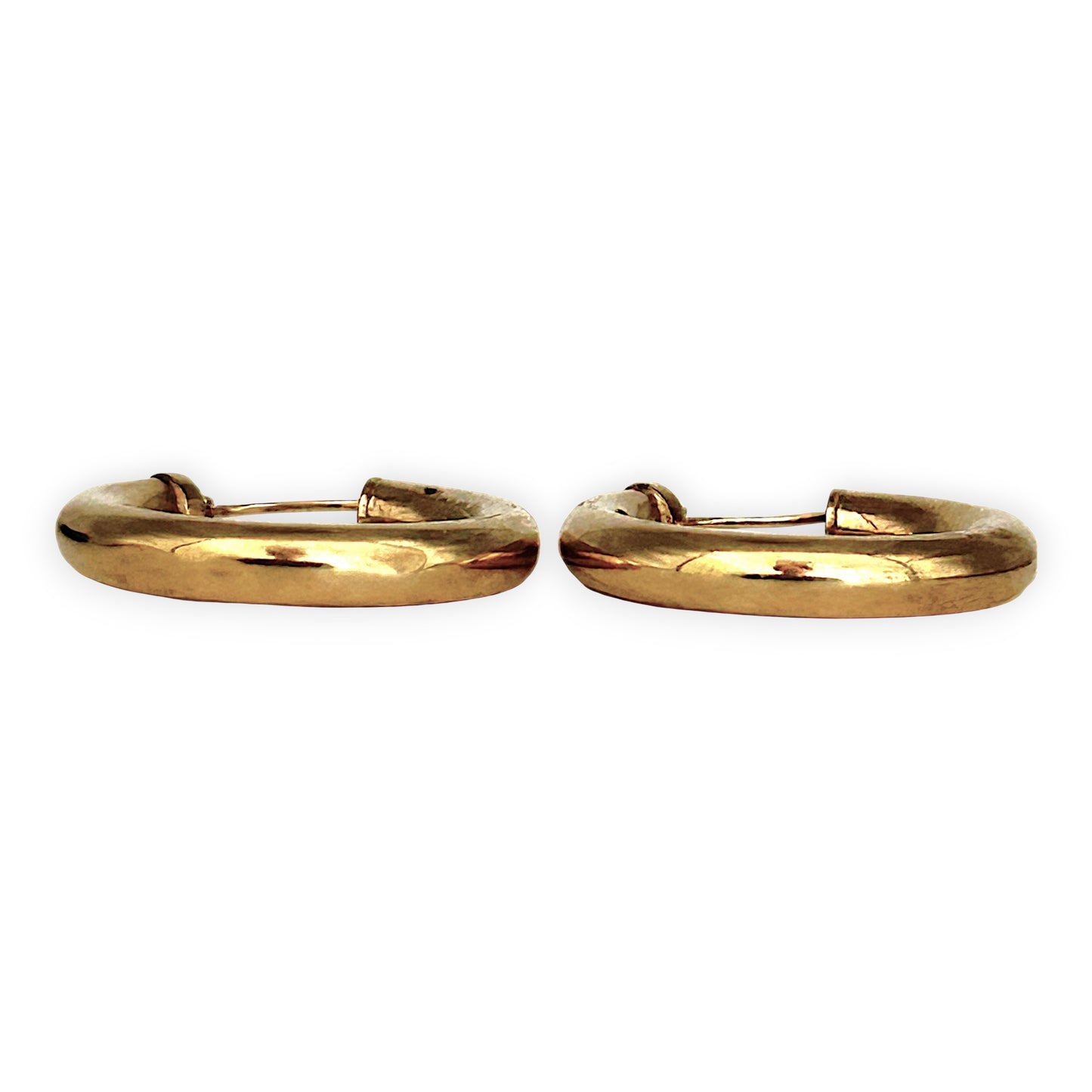 NZGD | 9ct Subtle Bold Hoop Earrings 23.6mm