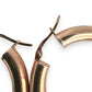 NZGD | 9ct Rose Gold Radiant Glow Hoop Earrings 33.2mm