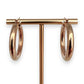 NZGD | 9ct Rose Gold Radiant Glow Hoop Earrings 33.2mm