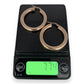 NZGD | 9ct Rose Gold Radiant Glow Hoop Earrings 33.2mm