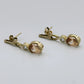 NZGD | 9ct Gold Golden Ember Drops Earrings-Refurbished