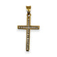 GOLD DEAL | 18ct (18K) Gold Cross Pendant with Diamond