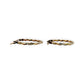 NZGD | 9ct Y/W Gold Twisted Light Hoop Earrings 19.3mm