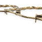 NZGD | 9ct Y/W Gold Twisted Light Hoop Earrings 19.3mm