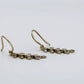 GOLD DEAL | 9kt Gold Whisperleaf Diamond Dangle Earrings