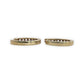 NZGD | 9ct Gold CZ Grace Everyday Hoop Earrings 11.8mm