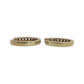 NZGD | 9ct Gold CZ Grace Everyday Hoop Earrings 11.8mm