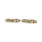 NZGD | 9ct Gold CZ Grace Everyday Hoop Earrings 11.8mm