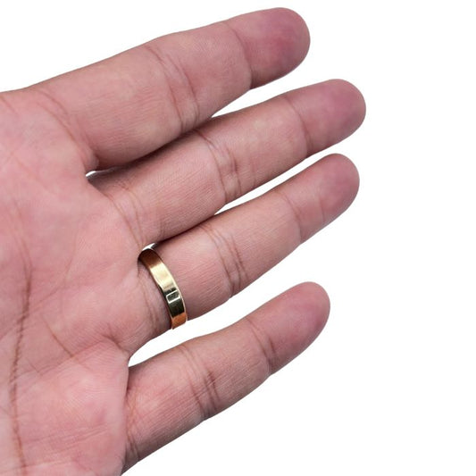 Classic 9ct Gold Solid Plain Band