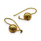 NZGD | 9ct Gold Minimalist Gold Orb Drops Earrings 6.0mm