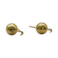 GOLD DEAL | 9kt Gold Minimalist Gold Orb Drops Earrings 10.0mm