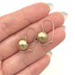 GOLD DEAL | 9kt Gold Minimalist Gold Orb Drops Earrings 10.0mm