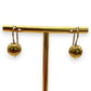 GOLD DEAL | 9kt Gold Minimalist Gold Orb Drops Earrings 10.0mm