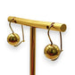 GOLD DEAL | 9kt Gold Minimalist Gold Orb Drops Earrings 10.0mm