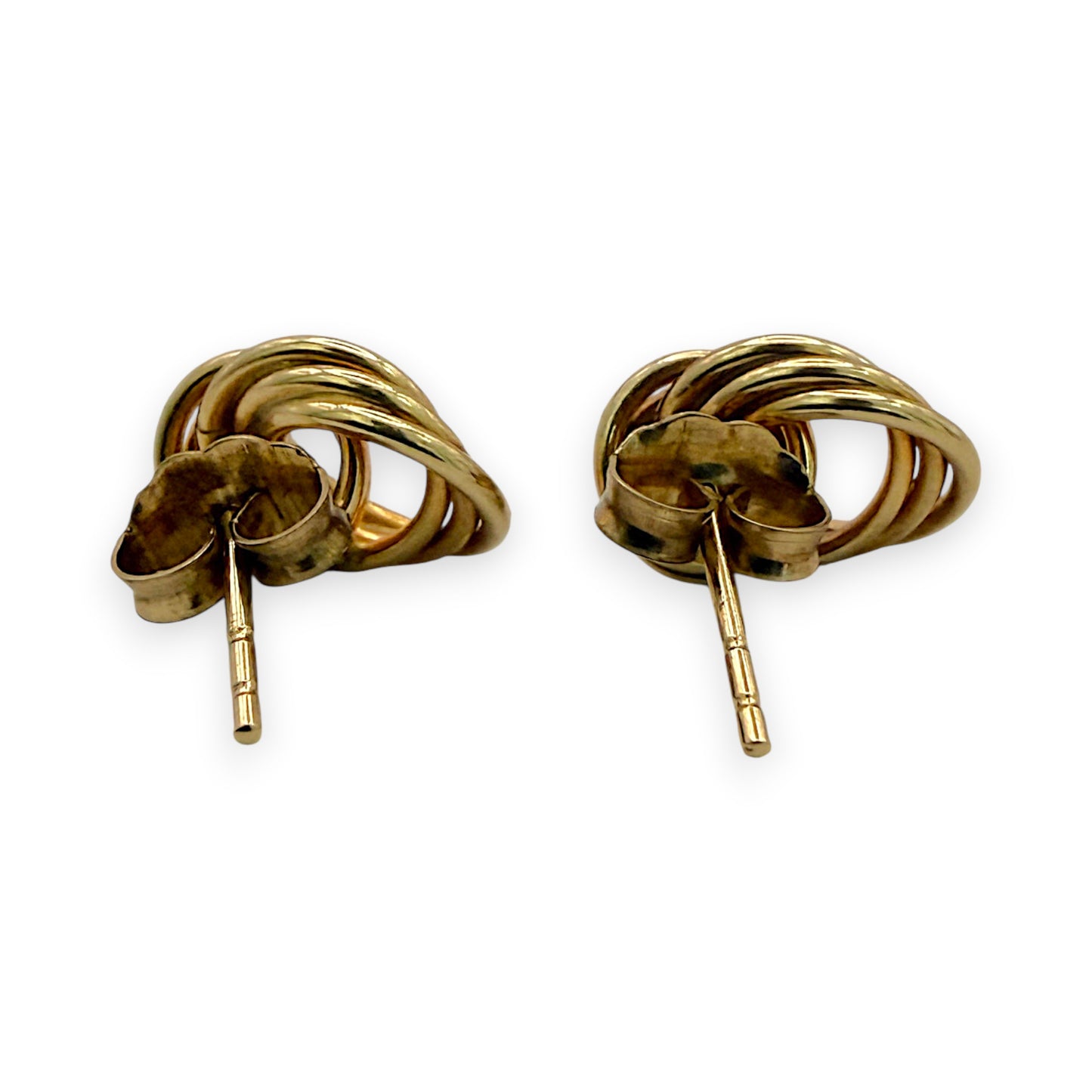 NZGD | 9ct Gold Opulent Love Knot Studs 10.2mm