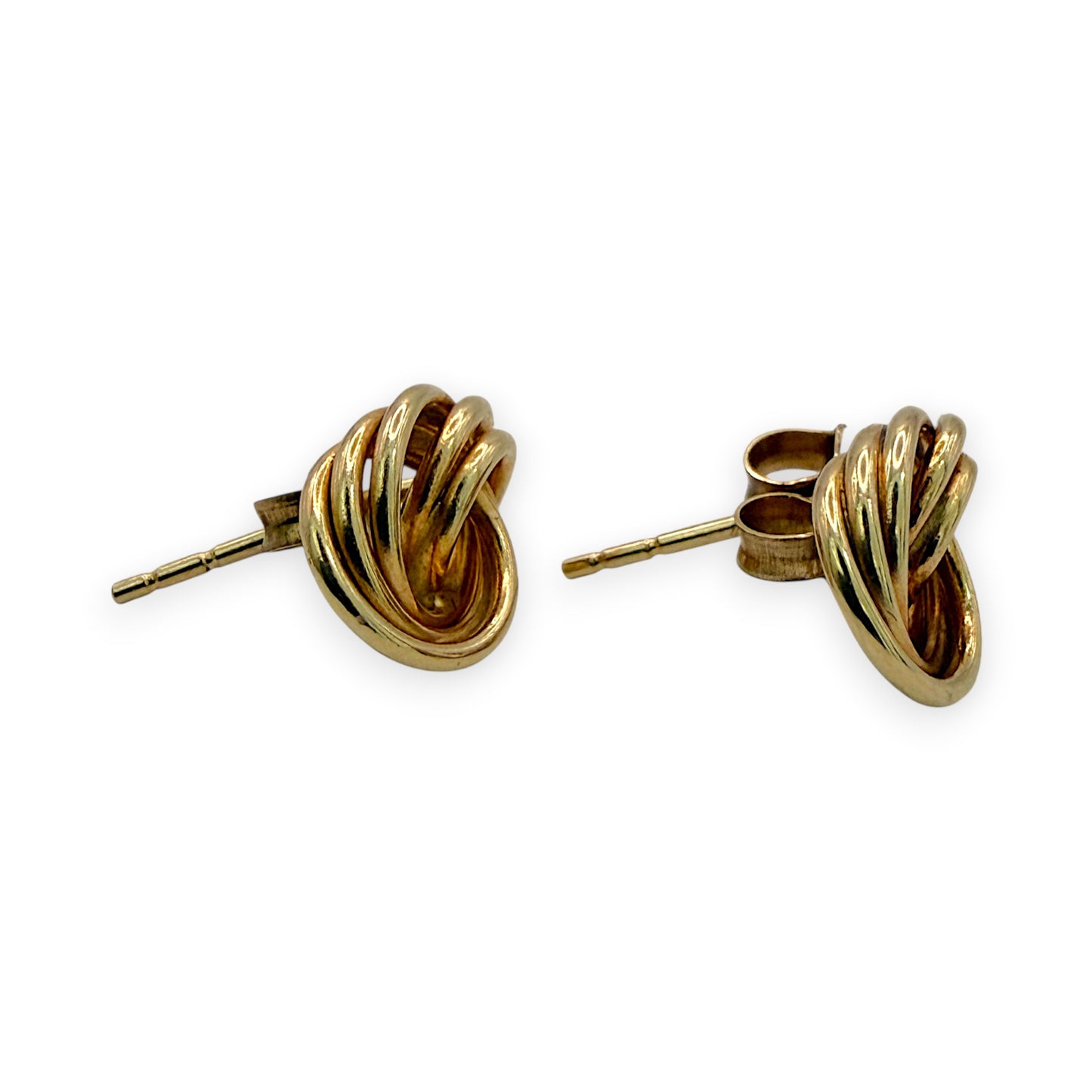 NZGD | 9ct Gold Opulent Love Knot Studs 10.2mm