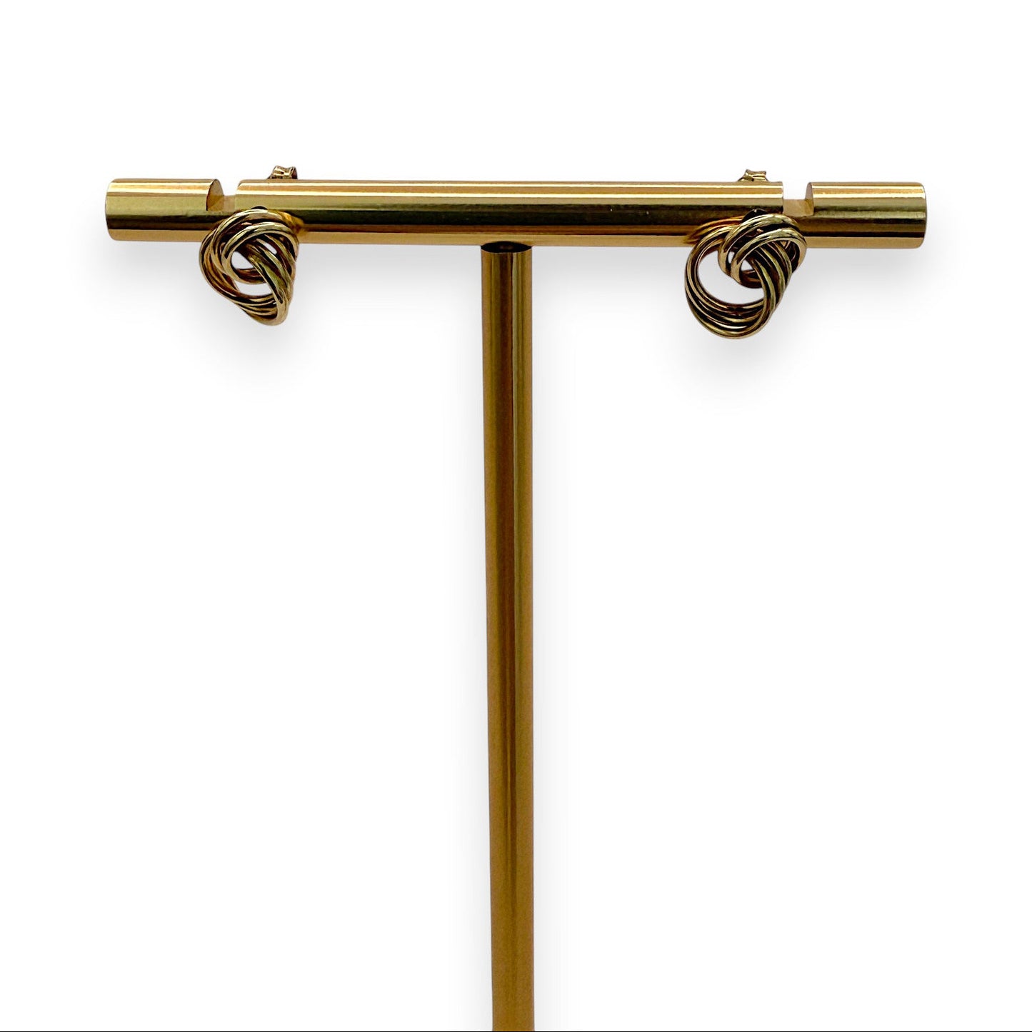 NZGD | 9ct Gold Opulent Love Knot Studs 10.2mm