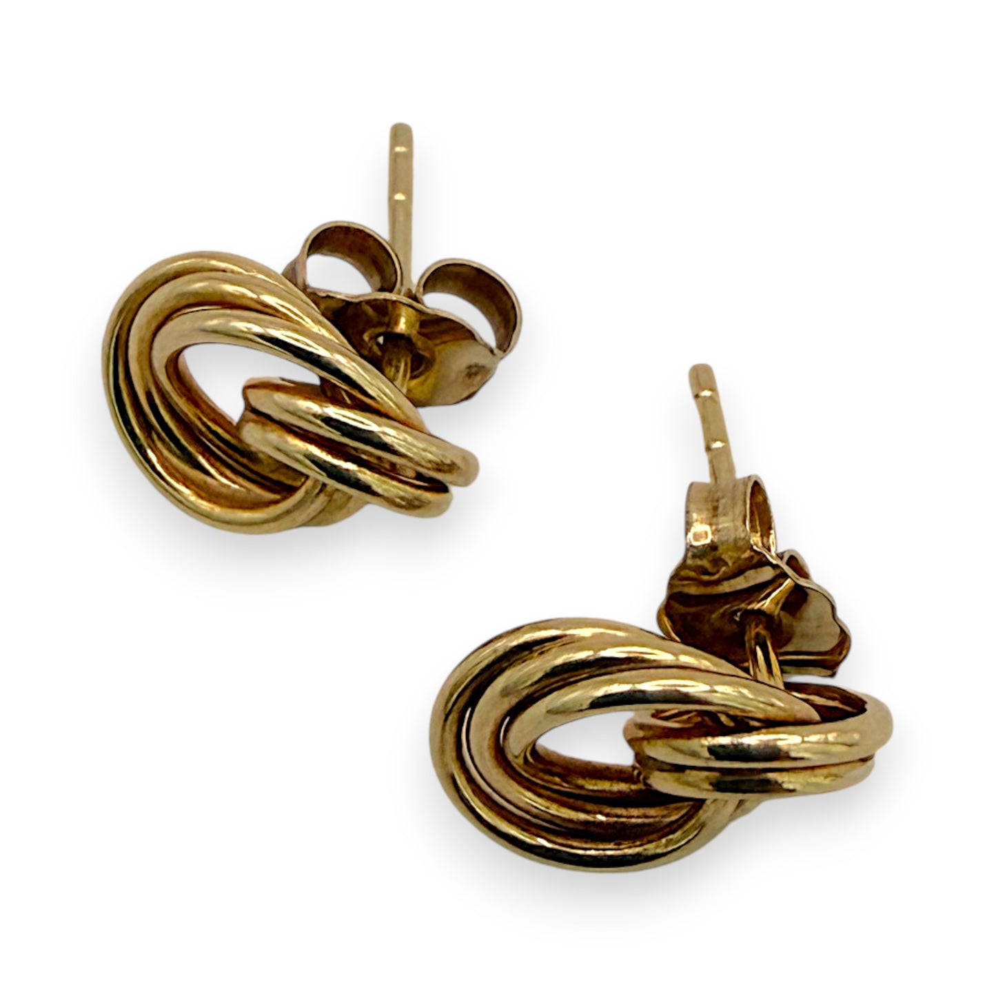 NZGD | 9ct Gold Opulent Love Knot Studs 10.2mm