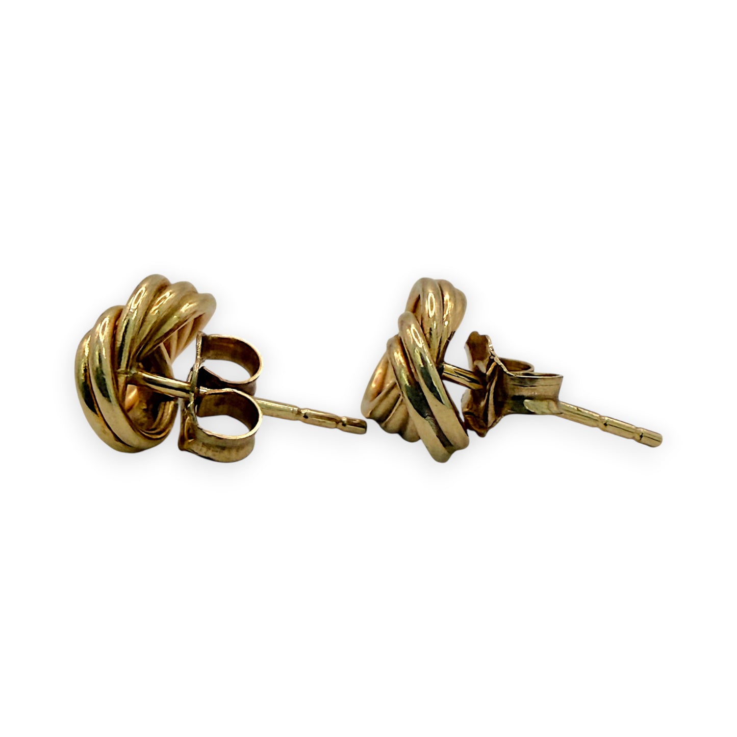 NZGD | 9ct Gold Opulent Love Knot Studs 10.2mm