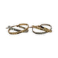 NZGD | 9ct Y/W Gold Dual Harmony Eternity Hoops Earrings 18.3mm