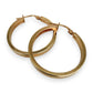 NZGD | 9ct Gold Luxe Hoop Earrings 24.5mm