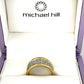 GOLD DEAL | 18ct (18K) Gold Triple Row Diamond Ring by Michael Hill Valuation $5,500