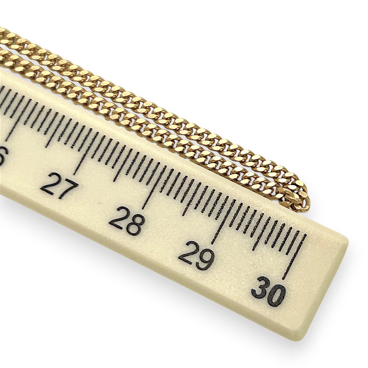 NZGD | 18ct Gold Regal Glide Curb Chain 60cm