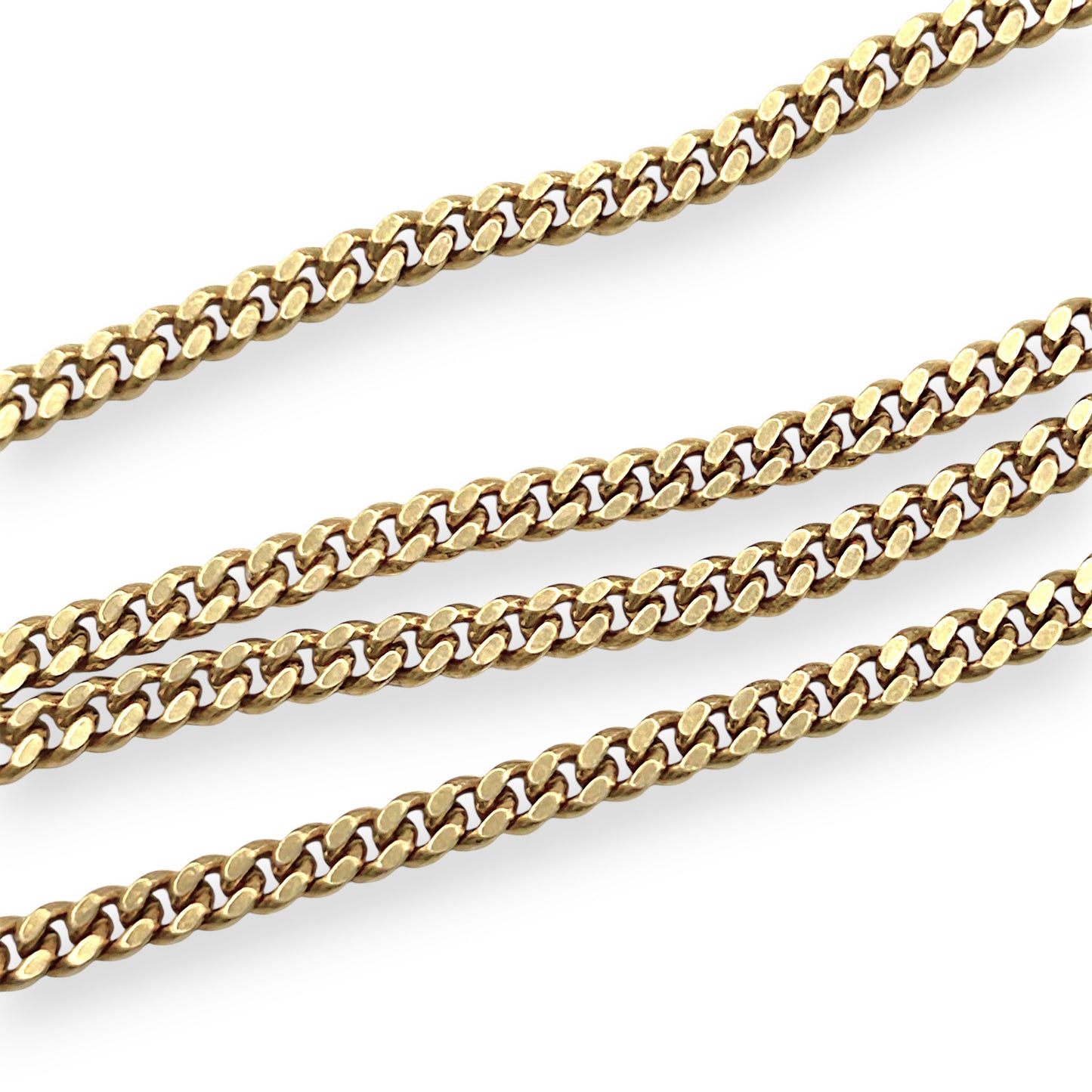 NZGD | 18ct Gold Regal Glide Curb Chain 60cm