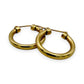NZGD | 9ct Gold Vintage Glow Hoop Earrings 21.1mm