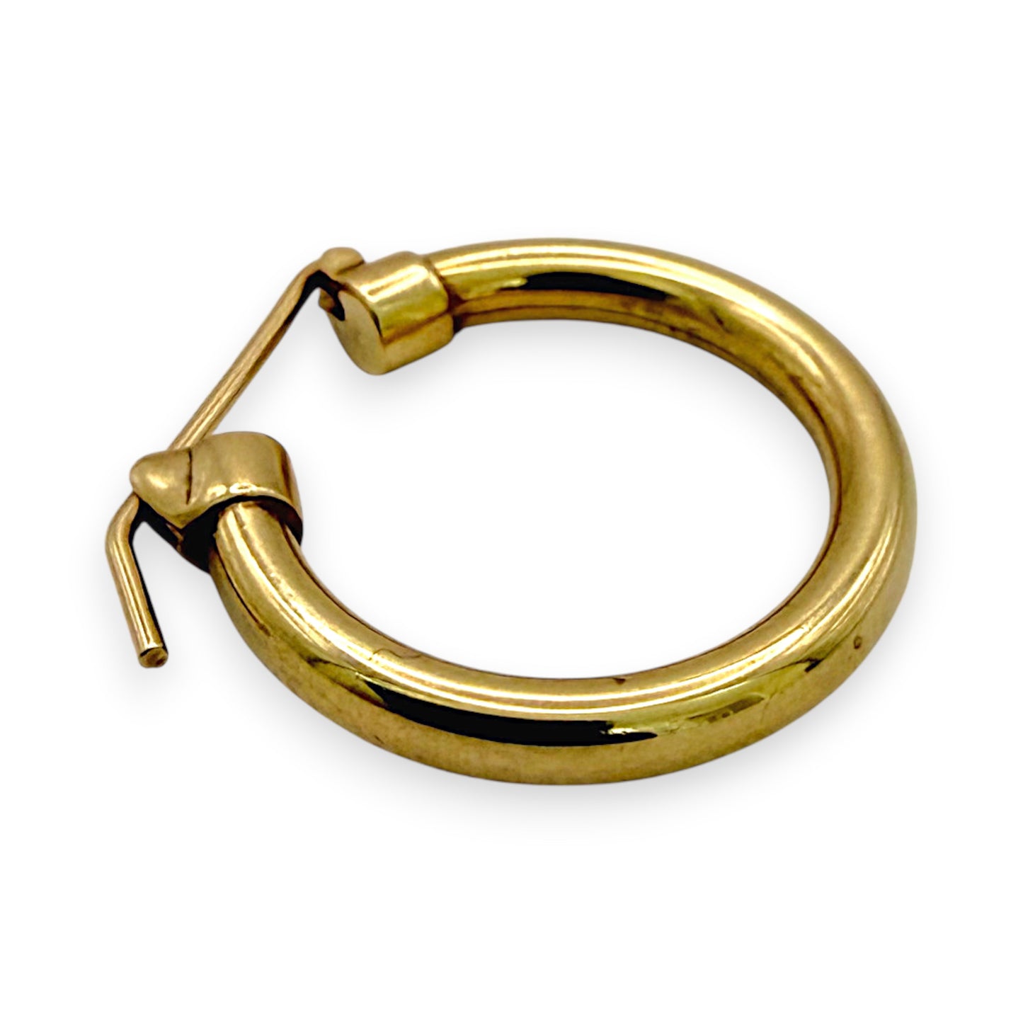 NZGD | 9ct Gold Vintage Glow Hoop Earrings 21.1mm