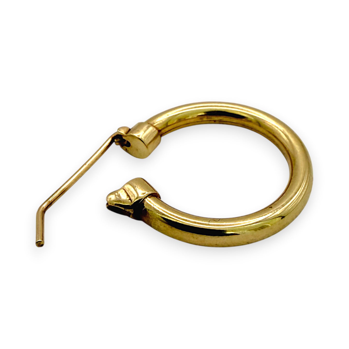 NZGD | 9ct Gold Vintage Glow Hoop Earrings 21.1mm