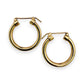 NZGD | 9ct Gold Vintage Glow Hoop Earrings 21.1mm