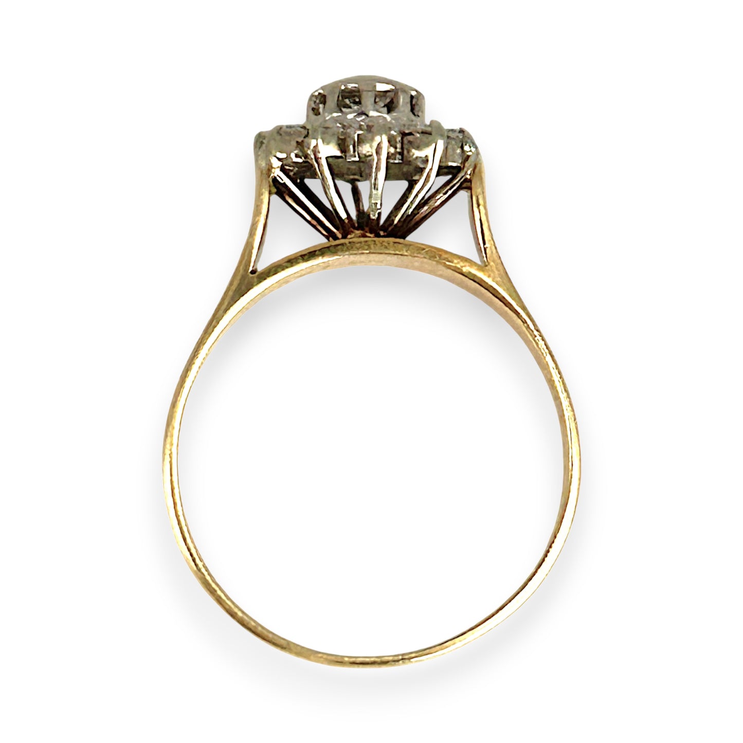 GOLD DEAL | FLASH SALE 18ct (18K) Gold Luxurious Diamond 0.29ct Cluster Ring Valuation $2,990