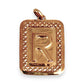 NZGD | 9ct Gold Radiant Initial “R” Pendant