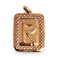 NZGD | 9ct Gold Radiant Initial “R” Pendant