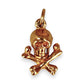 GOLD DEAL | 9K (9ct) Gold Rogue Skull Emblem Pendant/Charm