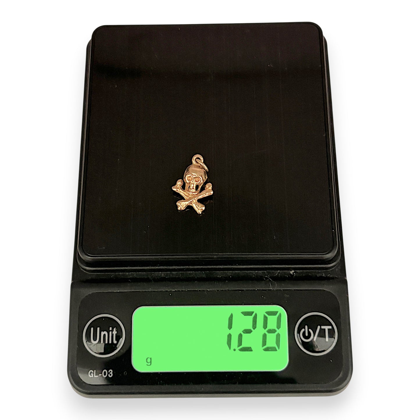GOLD DEAL | 9K (9ct) Gold Rogue Skull Emblem Pendant/Charm